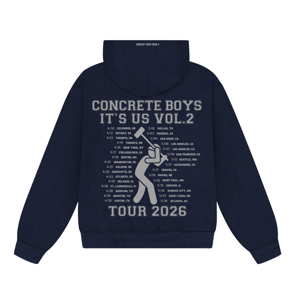 concrete boys tour - call me hoodie