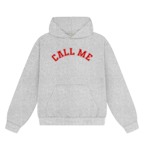 call me hoodie - grey