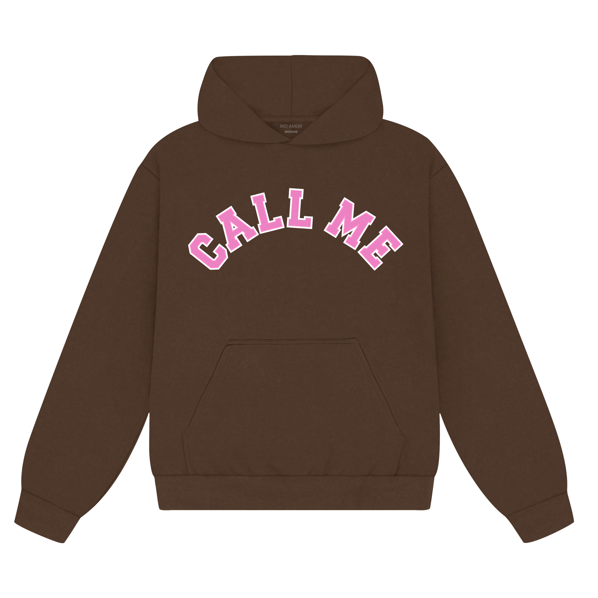 call me hoodie - brown