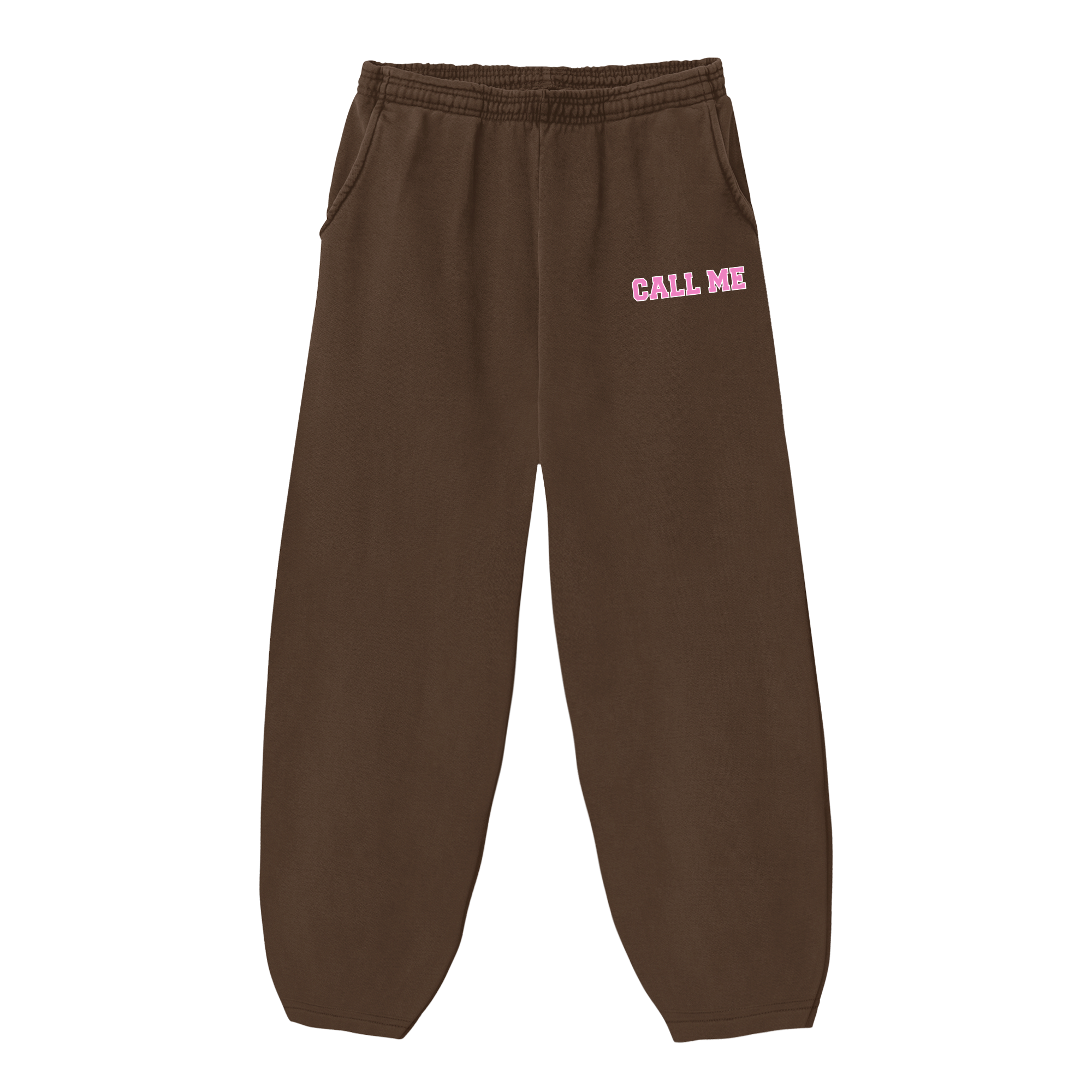 call me sweatpants - brown